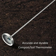 Long Stem Compost Soil Thermometer FastResponse Measuring Probe 10~76°C