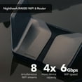 thumbnail image 3 of NETGEAR - Nighthawk AX6000 WiFi 6 Router, 6Gbps (RAX80), 3 of 10