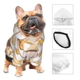 thumbnail image 4 of Uemuo Cute Bee Gnome for Winter Dog Hoodie Sweatshirts with Pockets Warm Dog Clothes for Small Dogs Chihuahua-Large, 4 of 8