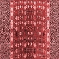 thumbnail image 1 of Ahgly Company Indoor Square Abstract Red Modern Area Rugs, 4' Square, 1 of 4