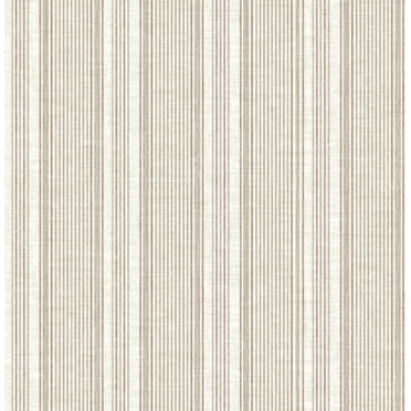 A-Street Prints Ayanna Rust Striped Wallpaper