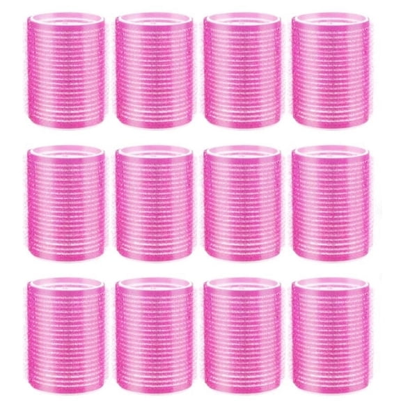 Bexikou 12 Pack Hair Rollers Large Hair Rollers Hair Curlers for Long Hair | Self Grip Rollers for Hair | Hair Accessories for Women Girls Hair Curlers for Long Hair(Random Color)