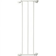 Kidco Custom Fit Auto Close Child Safety Gate Extension, 9" Steel, White