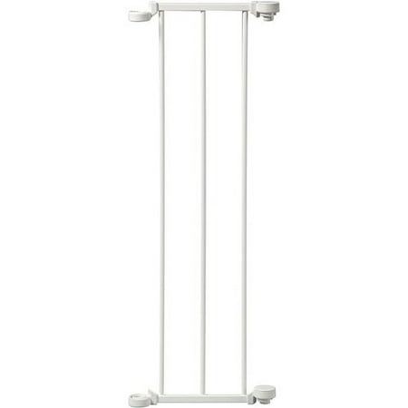 Kidco Custom Fit Auto Close Child Safety Gate Extension, 9" Steel, White