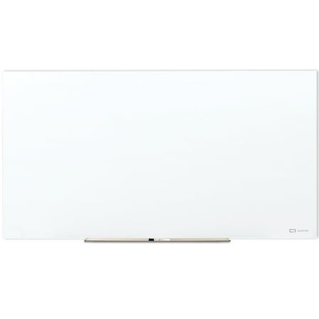 Quartet InvisaMount Anti-Glare Magnetic Glass Dry-Erase Board 96 x 48 8 x 4