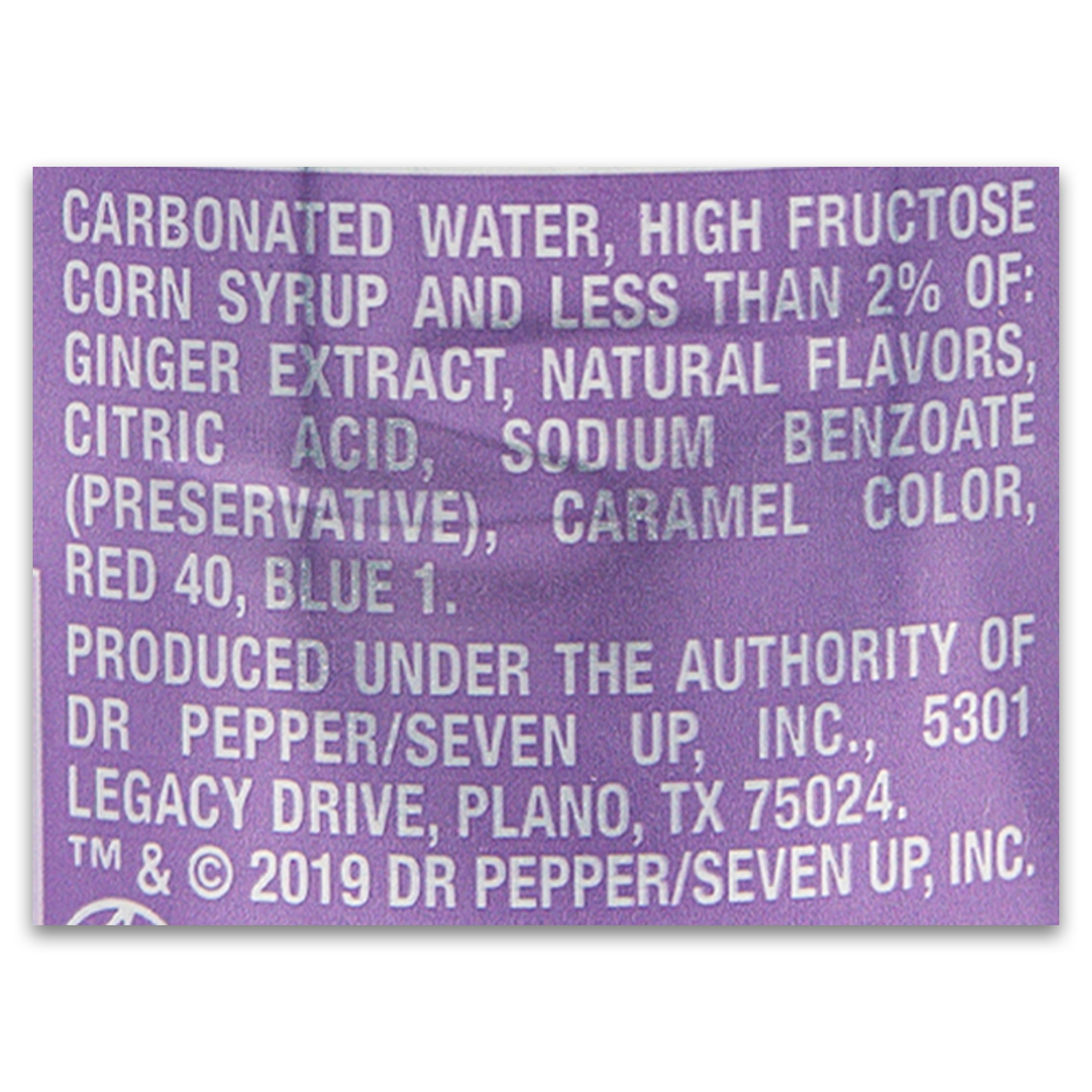 Canada Dry Blackberry Ginger Ale Soda Pop, 12.0 oz, 18 Pack Cans
