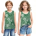 thumbnail image 7 of AUNVITO Boys & Girls Casual Print Sleeveless Round Neck Tank Top for Older Kids (3-15 Years), 7 of 7