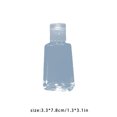 thumbnail image 3 of Yuarrent Botellas de viaje Contenedores portátiles fáciles de dispensar con buena hermeticidad Prácticos kits de desinfectante de manos Herramientas de Artesanía botella trapezoidal de 30ml Yuarrent HA060051-02B, 3 of 6