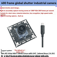 thumbnail image 3 of USB3.0 Global Shutter Camera 1.3MP 93° Industrial Camera Module 400 Frames Driver-Free for WINXP/7 8 10 LINUX Android,1 * Camera Module 1 * 1M Cable,Black, 3 of 6
