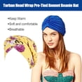 thumbnail image 2 of Pack de 3 turbantes de moda Minnieouse estilo musulmán amarillo, 2 of 6