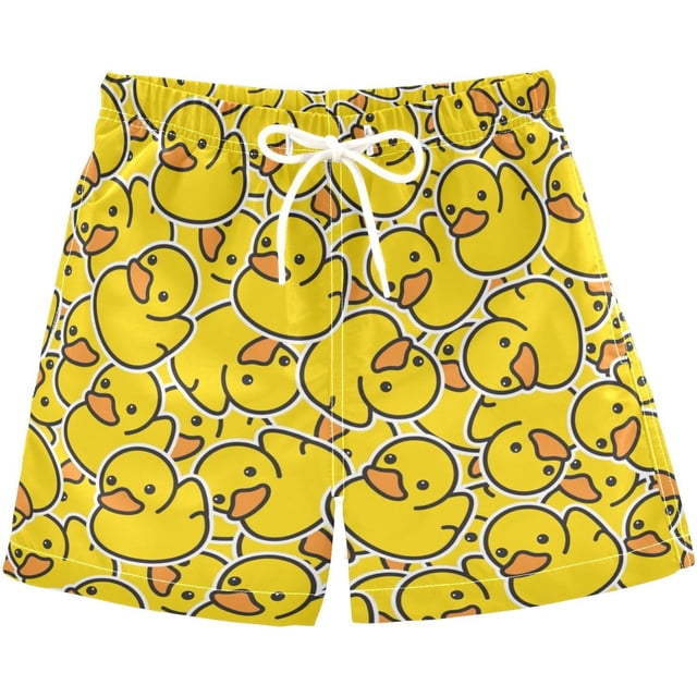 Boys Swim Trunks Beach Board Shorts Quick Dry Toddler Swimsuit Bathing Suits with Mesh Lining