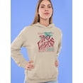 thumbnail image 2 of Hand Drawn Graffiti Hoodie Women -Image by Shutterstock, Female x-Large, 2 of 4