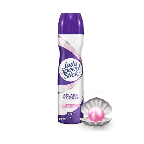 Desodorante Mujer Lady Speed Stick Derma Pearl Antitranspirante en Aerosol 150 ml