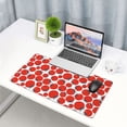 thumbnail image 5 of Bingfone Hand Drawn Tomatoes Large Gaming Mouse Pad,Extended Desk Mousepad with Stitched Edges,Non-Slip Base,Water Resist Keyboard Pad for Gamer, Office & Home, 29.5 x 16 in, 5 of 6