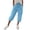 Sky Blue, variant on Womens Capris with Pockets Loose Fit Casual Capri Pants Dressy Lightweight Ladies Baggy Cargo Pants for Hiking by Yigetop Black L