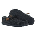 thumbnail image 4 of Hey Dude Wally Plaid Mens Shoes Size 8, Color: Navy, 4 of 5
