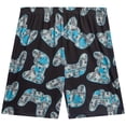 thumbnail image 6 of Quad Seven Boys Pajama Set Breathable Graphic Sleep Shirt, Pajama Pants & Lounge Shorts 3 Piece, 6 of 7