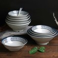 thumbnail image 2 of Blue Large Bowl for Storage Using 1Pcs Household Tableware Ramen Bowl, 2 of 4