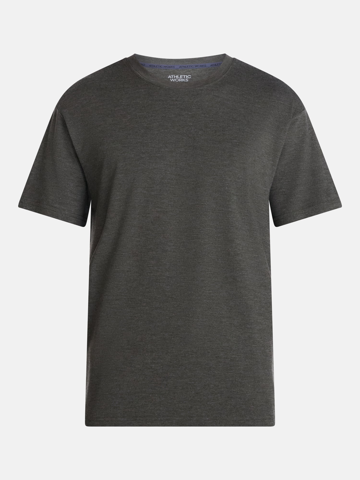 Athletic Works' Men's and Big Men's Tri Blend Tee with Short Sleeves, Sizes S-4XLT