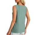 thumbnail image 5 of Womens Tank Tops Loose Fit Casual Sleeveless Tops Keyhole Neck Trendy Summer Tops Flowy Clothes Outfits 2025, 5 of 6