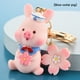thumbnail image 4 of Llavero de anillo con Animal de dibujos animados Qarigey PVC blando Tipo 1, 4 of 6