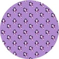 thumbnail image 1 of Ahgly Company Indoor Round Patterned Violet Purple Area Rugs, 6' Round, 1 of 6