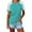 02# Mint Green, variant on YOTMKGDO Short Sleeve Crew Neck Shirt | Women's Patchwork Striped Color Block Loose Casual d T Shirt, summer tops for women (01# Yellow, S)