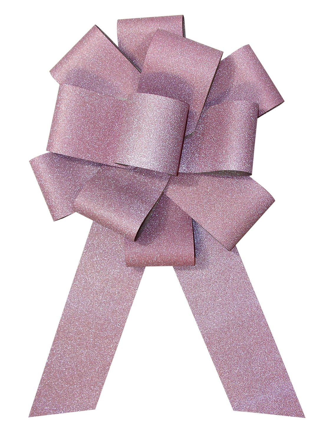 25" Diamond Giant Big Hot Pink Ribbon Car Bow Magnetic Decoration Birthday Gift 