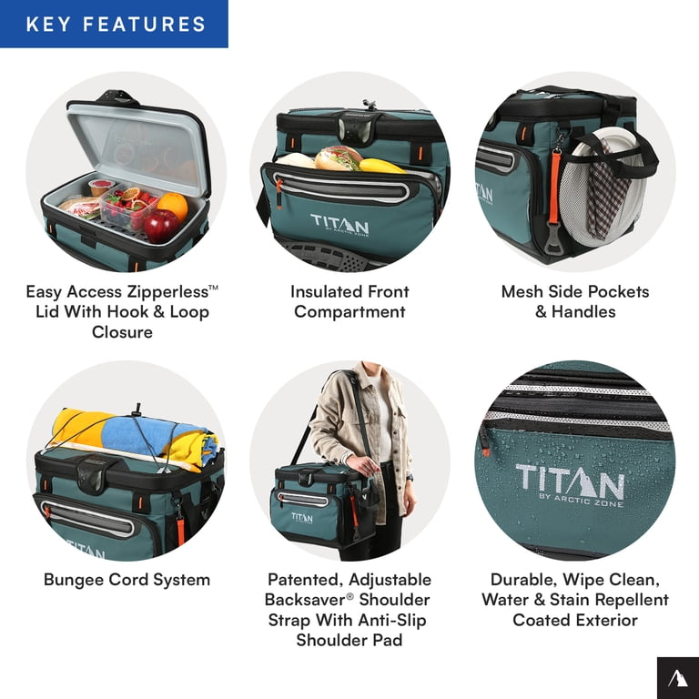 Titan by Arctic Zone, 30 Can Cooler, Zipperless HardBody, Jungle