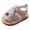 Pink, variant on Linfrsh Baby Sandal Toddler Girls PU Leather Soft Sole Open Toe Summer Sandals Kids Flower Princess Flat Shoes(Beige,6-9 Months)