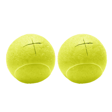 Sukuos Walker Pre-Cut Tennis Balls for Walkers, Felt, Green, 2 Pack