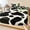 White, Onyx, Mint, Cream, variant on Twin Sze Fitted Sheet Set - Cow Spots Pattern 2 Piece Bedding Sets 16" Deep Pocket Fitted Sheet with 1 Pillowcase, Black Pink Farmhouse Animals Fur Print Brushed Microfiber Hotel Luxury Bed Sheets