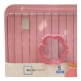 thumbnail image 4 of Bandeja para Hornear Mainstays de Acero Inoxidable Rosa con Accesorios, 4 of 4