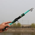thumbnail image 4 of Caña de pescar telescópica DYNWAVEMX Caña de Fibra de Carbono Retráctil Verde 13 para Adultos Hombres, 4 of 8