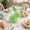 #0020-Green, variant on CREATITOY Premium Standing Easter Bunny Figurine Shiny Glitter Bow Spring Holiday Yard Table New Arrival Decor