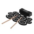 thumbnail image 2 of Electronic Drum Pad Set Roll Up Foldable Kit with 2 Speakers Battery 100‑240V DM10US Plug, 2 of 14
