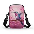 thumbnail image 2 of HELLHERO Shoulder Purse Trendy Polyester Double-layer Unisex 4.33x1.97x7.09 Outdoor Travel, Capybara with Sunflower Wreath, 2 of 7
