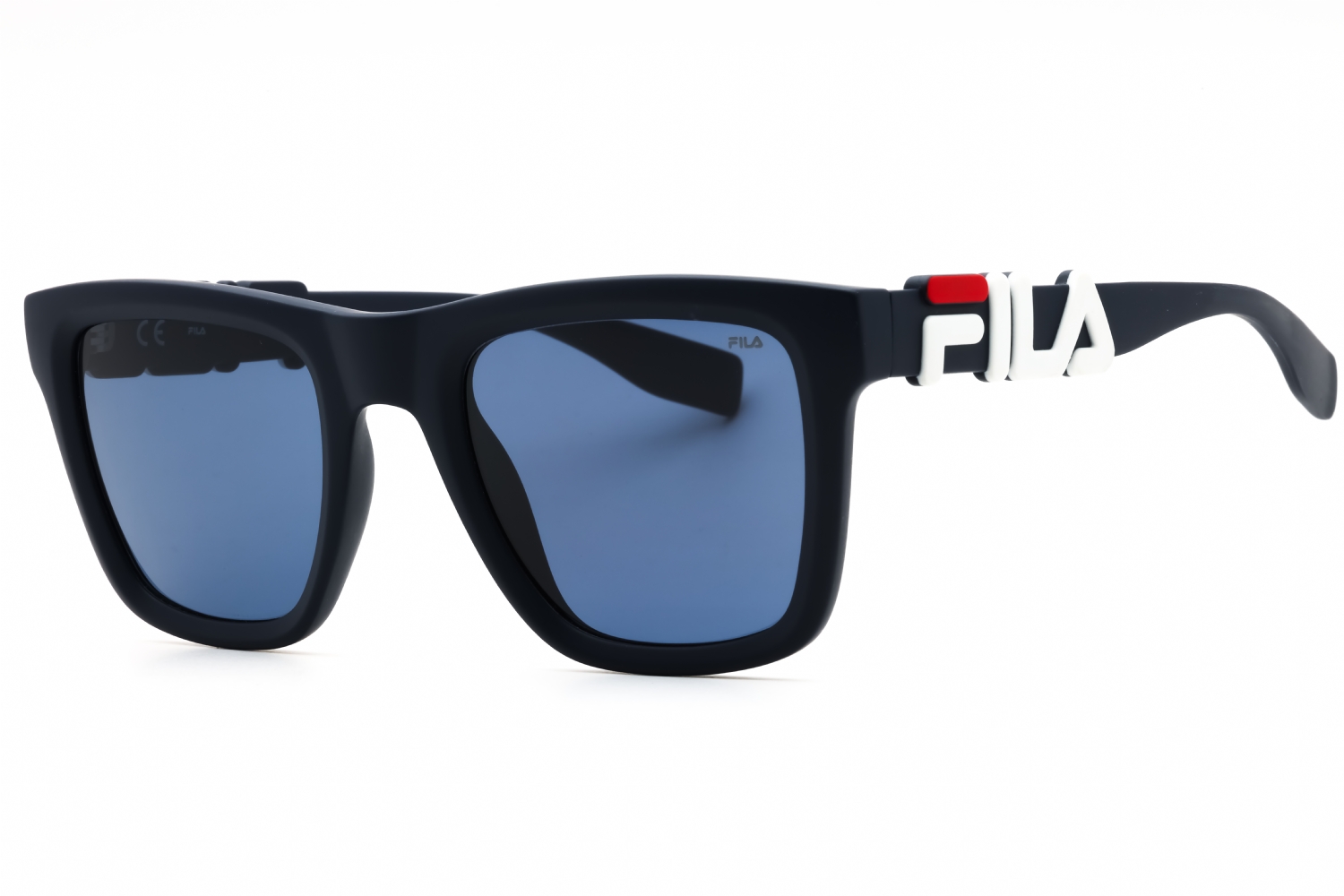 FILA SF9416 0C03 51mm Square Sunglasses Men's Matte Blue