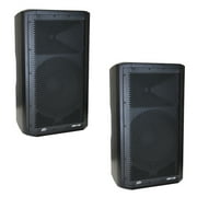 (2) Peavey DM 112 Dark Matter Pro Audio DJ 650W Powered 12" PA Speaker Pair New