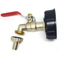 thumbnail image 4 of Adaptador IBC de 1000 L Tanque IBC Adaptador S60X6 Adaptador de tanque Grifo de jardín de latón Accesorio de manguera de combustible de 1,27 cm, 4 of 5