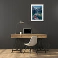 thumbnail image 3 of Braun Studio 14x18 White Modern Wood Framed Museum Art Print Titled - Braies Lake, 3 of 4