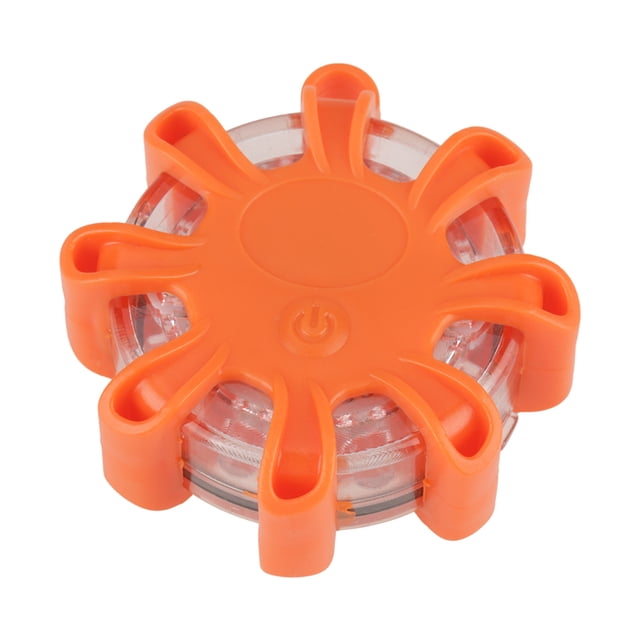 Multi function 8LED Roadside Warning Flashing Safety Emergency Light for Car Boat(Orange)