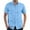 Blue, variant on Male Summer Casual Polka Dot Striped Print Design Shirt Short Sleeve Turn Down Collar Shirts T Shirts Men Fashion Sleeve Pajama Flag Shirt T Shirts for Men Tall Rose Shirt Men 70s Shirts Men Mens