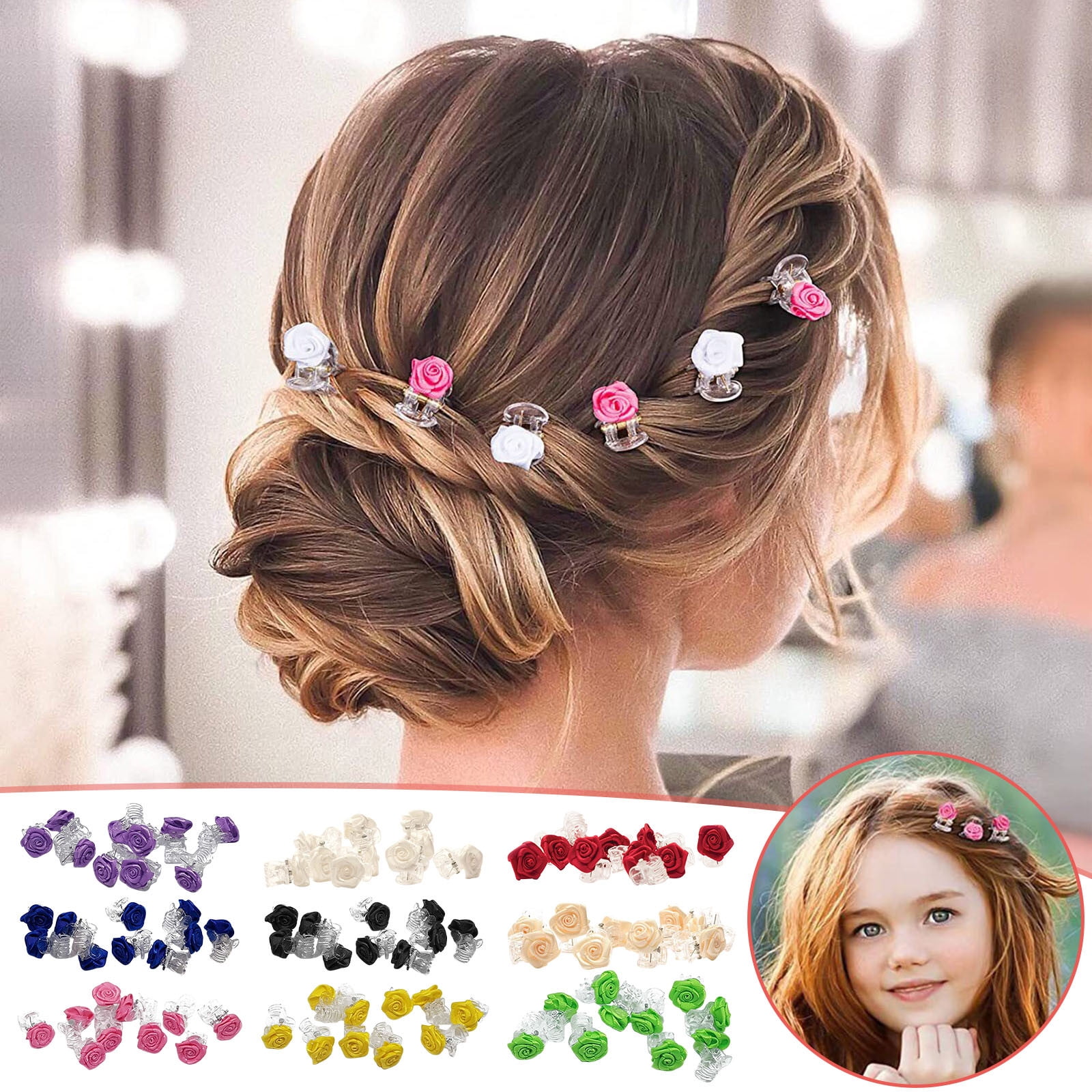 Rengui Small Rose Hairpin for Girls Hair Accessories Fragmented - Main Image