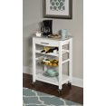 thumbnail image 4 of Randall White Kitchen Island With Granite Top, 4 of 9