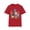Cherry Red, variant on Floral Bluebird T-Shirt Unisex Cotton Short Sleeves Tee Shirt with Bird 2