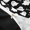 thumbnail image 5 of Homewish Cute Boo Ghost Bedding, Cartoon Halloween Duvet Cover Full, Black White Gray, Black Reversible 3-Piece, 1 Duvet Cover and 2 Pillowcases, 5 of 7