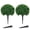 Olive, variant on THE BRIVE 2PCS 21.6" Artificial Boxwood Ball Topiary Trees (Purple Lavender), with ground stakes, Ideal for garden landscaping, balcony/terrace decoration, and spring holiday decorations.