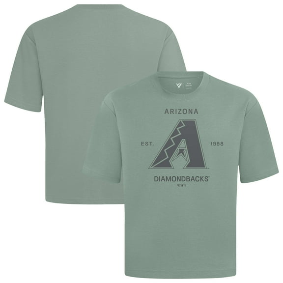 Men's Levelwear Green Arizona Diamondbacks Crossway Oversized Luxe Signature Knit T-Shirt