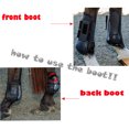 thumbnail image 3 of Bottes de Protection Cheval en PU Blanches pour Entraînement Équestre, 3 of 8